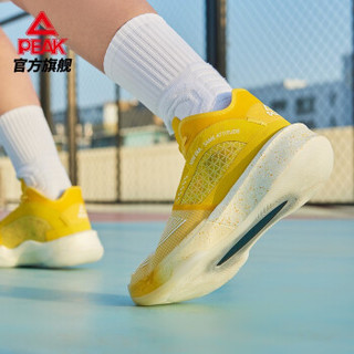 PEAK 匹克 速度系列 态极大三角 篮球鞋 E11737A 芥黄 45