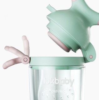Lukbaby 运宝 YC-5210 婴儿食物咬咬袋 淡水绿 M号咬袋