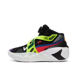 PUMA 彪马 Disc Rebirth 中性篮球鞋 194812-02 黑色/黄色 48