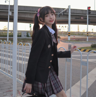 放學後的制服馆 黑暗学院 JK制服 西式制服 女士西服外套 黑色 S