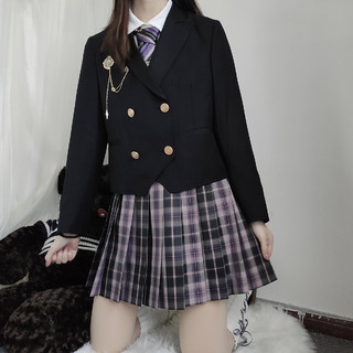 放學後的制服馆 星宇中 JK制服 西式制服 女士西服外套 黑色 S