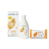 Lactacyd 令特适 私处护理套装（日常温和护理洗液 300ml +女性私处清洁卫生湿纸巾 15片）