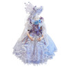 Elpress Lolita洛丽塔 圣诞F系列 星河远航 女士JSK无袖连衣裙2件套 银河蓝(JSK+罩衫) S