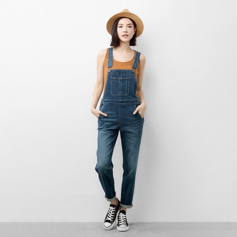 lativ 诚衣 52025 女士牛仔背带裤