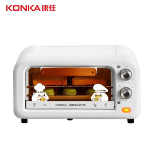 康佳（KONKA）电烤箱家用一机多能迷你小烤箱 12L容量  KAO-M12