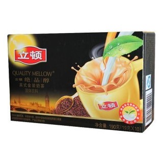 有券的上：Lipton 立顿 绝品醇 英式金装奶茶 固体饮料 10包 190g