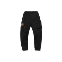 LI-NING 李宁 CF溯系列 牛转乾坤 男子运动长裤 AKLR287-1 黑色 L