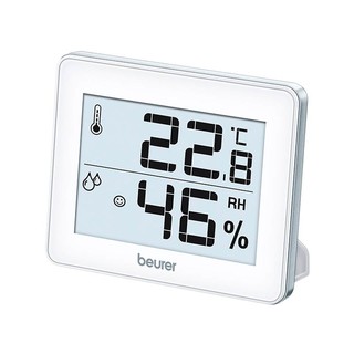 Beurer温湿度计电子温度计家用室内高精度精准婴儿房干湿室温壁挂