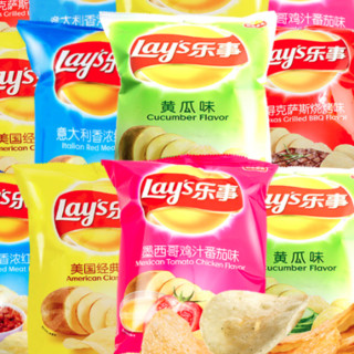 Lay's 乐事 薯片组合装 混合口味 12g*10包