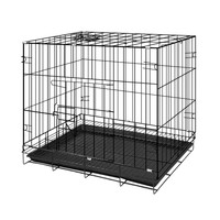 CHONGLEGUAI 宠乐乖 侧出盘带天窗宠物笼子 黑色 61*42*50cm