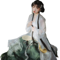 芳华记 改良 宋制汉服 云中月 女士褙子宋抹齐腰下裙 WYHL S
