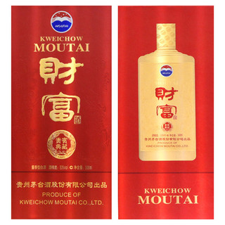 MOUTAI 茅台 财富酒 贵宾典藏 53%vol 酱香型白酒 500ml 单瓶装