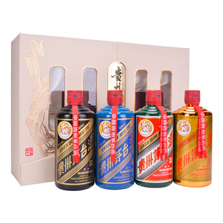 MOUTAI 茅台 梅兰竹菊 53%vol 酱香型白酒 500ml*4瓶 组合套装