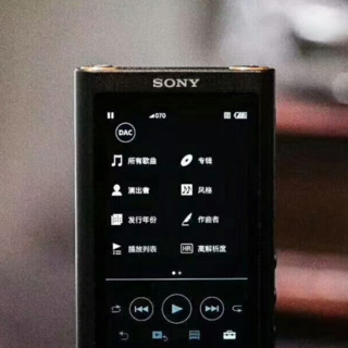 SONY 索尼 NW-ZX300A 音频播放器 16G 黑色（4.4平衡）