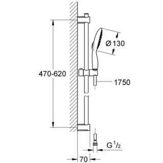 GROHE 高仪 维达利系列 26112000 手持花洒套装