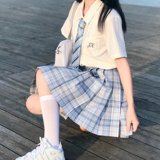 御茶家 冰岛 JK制服 女士格裙 42cm XS