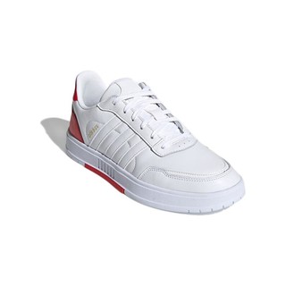 adidas NEO COURTMASTER 中性休闲运动鞋 G55079 白色/红色 45