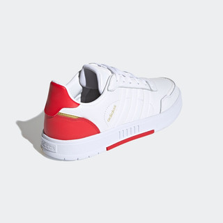 adidas NEO COURTMASTER 中性休闲运动鞋 G55079 白色/红色 38
