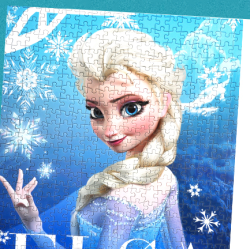 disney迪士尼冰雪奇缘联名系列11df1001912纸盒拼图冰雪100片a