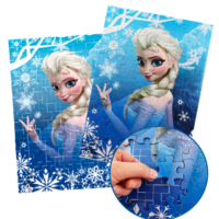Disney 迪士尼 冰雪奇缘联名系列 11DF1001912 纸盒拼图 冰雪100片A