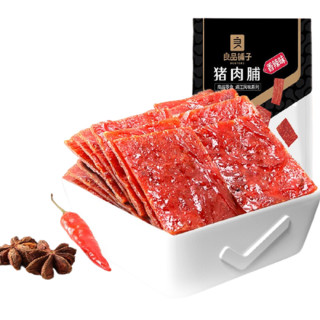 BESTORE 良品铺子 靖江风味系列 猪肉脯自然片 香辣味 100g