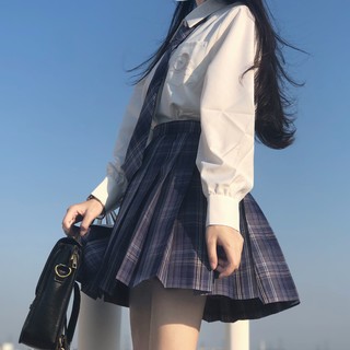 神仙club 月下鹤 JK制服 西式制服 女士长袖衬衫 奶白色 S