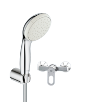 GROHE 高仪 新天瀑淋浴系列 增压手持花洒套装 27852001花洒+23354000无下出水龙头