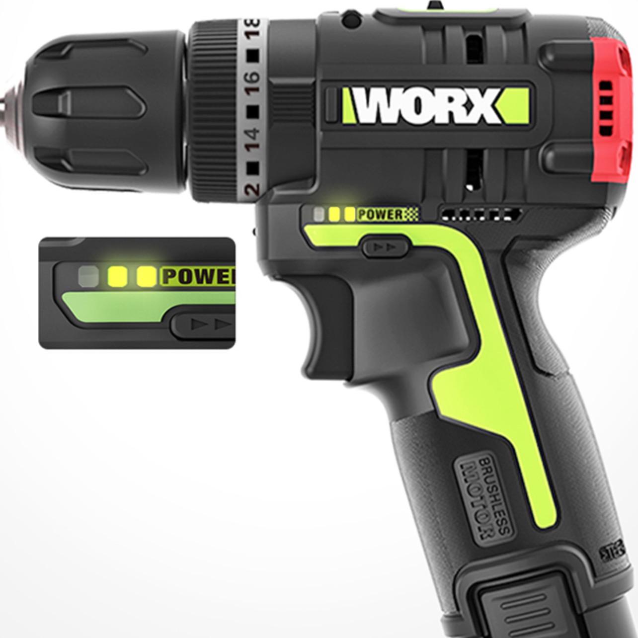 威克士工业级锂电无刷冲击钻wu131多功能电钻充电手电转电动工具wu