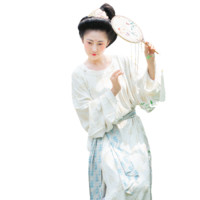 JINGYUTANG 京渝堂 唐制汉服 古画捣练图系列 2号 女士圆领袍 S