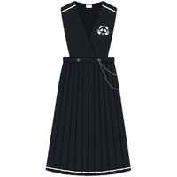 忘川琉璃 胖哒指挥官 校供感JK制服 女士背带护奶裙 黑色 S