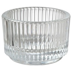 IKEA 宜家 FINSMAK 芬斯马克 小圆蜡烛托透明玻璃