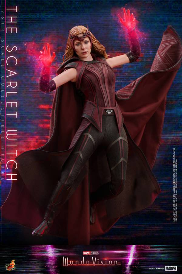 玩模总动员新品预定hottoys旺达幻视绯红女巫16比例珍藏人偶