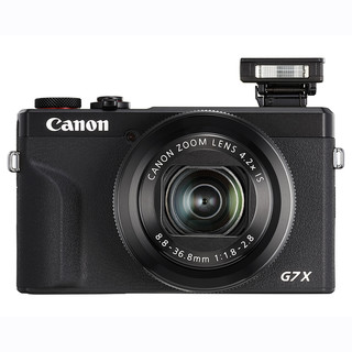 Canon 佳能 PowerShot G7X Mark III 1英寸数码相机 (24-100mm等效焦段、F1.8-F2.8)