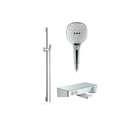 hansgrohe 汉斯格雅 飞雨系列 26521407+13151407+27610007 3速手持花洒套餐 方形