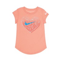 轻质柔软 女小童款棉质透气短袖T恤 4T（建议3-4岁） 珊瑚色