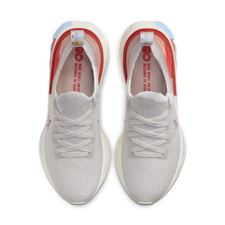 NIKE 耐克 React Infinity Run Fk Prm 女子跑鞋 CU0430-001 灰粉红 36.5