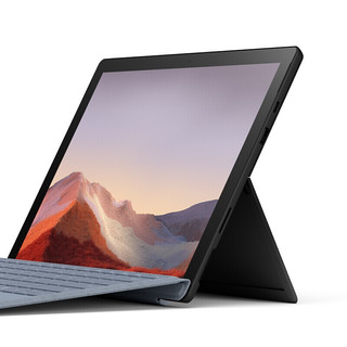 Microsoft 微软 Surface Pro 7+ 商用版 12.3英寸 Windows 10平板电脑+典雅黑键盘（2736×1824、酷睿i5-1135G7、核芯显卡、8GB、128GB SSD、WiFi版、亮铂金）