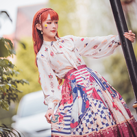 Capreolus pygargus Lolita洛丽塔 勇者之旅2 女士衬衫 白色 S