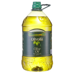 olivoilà 欧丽薇兰 橄榄油5L/桶 冷榨家用热炒中式烹饪食用油西班牙原油进口