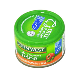 JOHN WEST 西部约翰 金枪鱼罐头 番茄罗勒味 95g