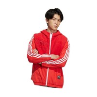 adidas NEO 21新春系列 M CNY WW JKT 吾皇万睡联名 男子运动夹克 GP5762 鲜红/白 XS