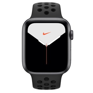 Apple 苹果 Watch系列 Watch Series 4 Nike GPS+蜂窝款 智能手表 40mm 深空灰 黑色硅胶表带 16GB（ECG、GPS、北斗、扬声器、温度计）