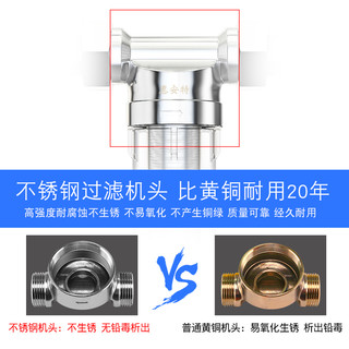 惠安特不锈钢前置过滤器家用入户反冲洗全屋中央自来水净水器