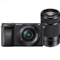 SONY 索尼 Alpha 6400L APS-C画幅 微单相机 黑色 E PZ 16-50mm F3.5 OSS 变焦镜头+E 55-210mm F4.5 OSS 变焦镜头 双头套机