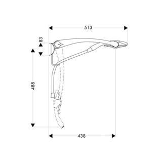 hansgrohe 汉斯格雅 飞雨系列 28110007+13145000 空气式恒温花洒套装