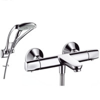 hansgrohe 汉斯格雅 飞雨系列 28110007+13145000 空气式恒温花洒套装