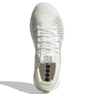 adidas 阿迪达斯 Pulseboost HD 中性跑鞋 FU7335 白灰 42.5