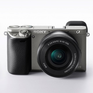 SONY 索尼 Alpha 6000L APS-C画幅 微单相机 石墨灰 E PZ 16-50mm F3.5 OSS 变焦镜头+FE 50mm F1.8 定焦镜头 双头套机