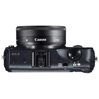 Canon 佳能 EOS M APS画幅 微单相机 黑色 EF-M 18-55mm F3.5 IS STM 变焦镜头 单头套机