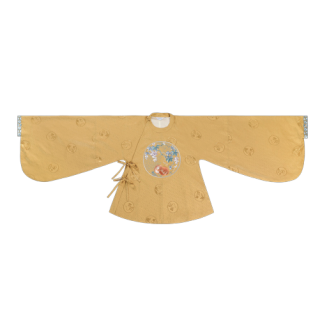 钟灵记 明制汉服 狸奴悠悠 女士圆领补服 zlj290 芥末黄 xl【报价 价